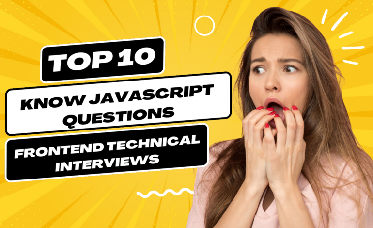 Must-Know JavaScript Questions